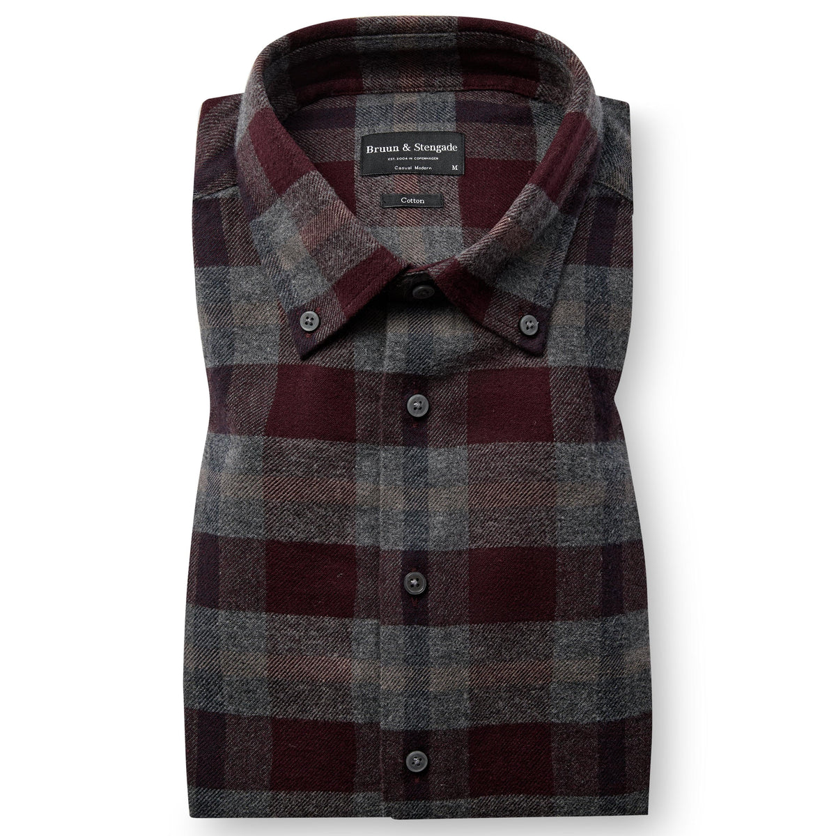 LETSIE CASUAL MODERN FIT-MENS SHIRTS-BRUUN STENGADE-JB Evans Fashions & Footwear