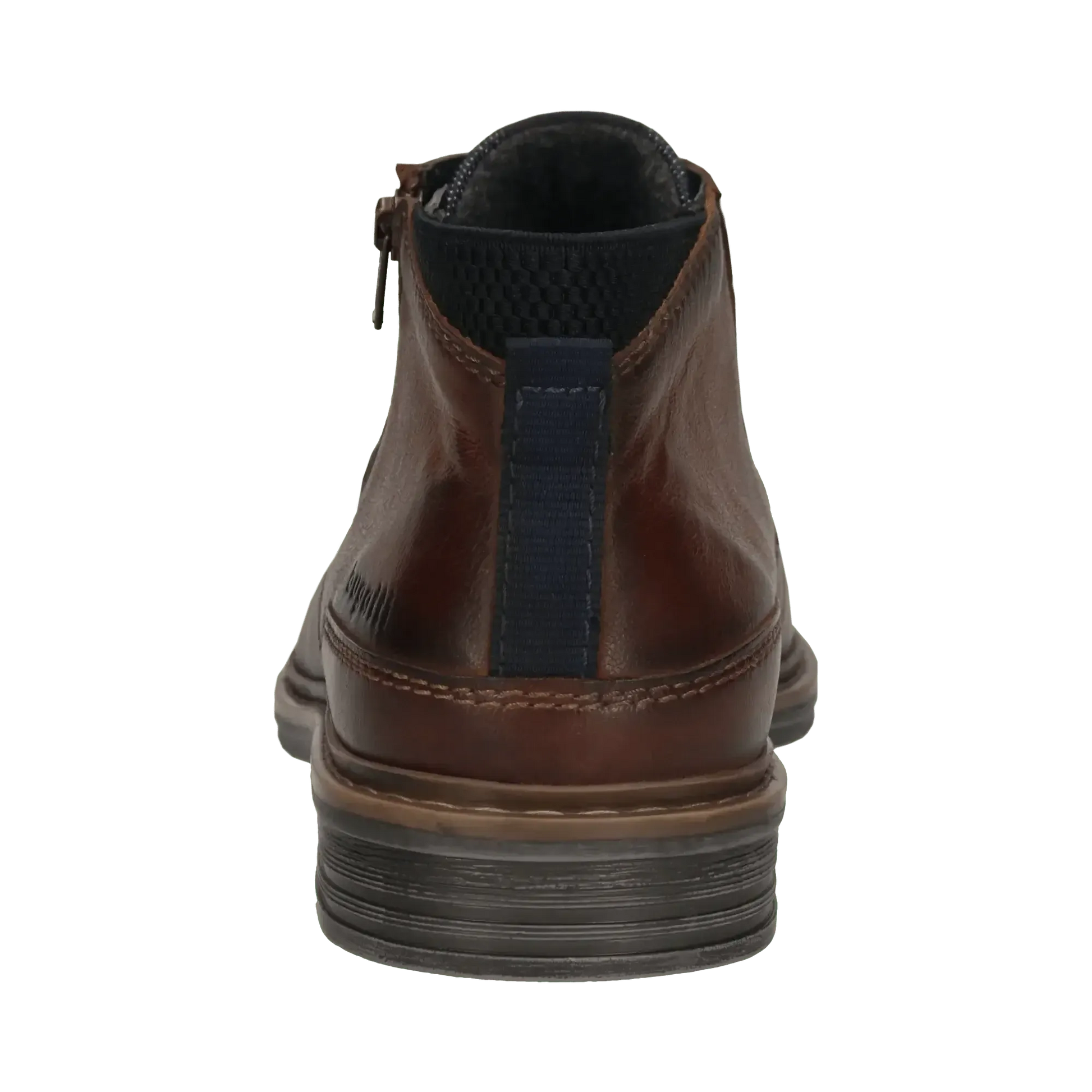 LINED CHUKKA BOOT WITH ZIP-MENS BOOTS-BUGATTI-JB Evans Fashions & Footwear