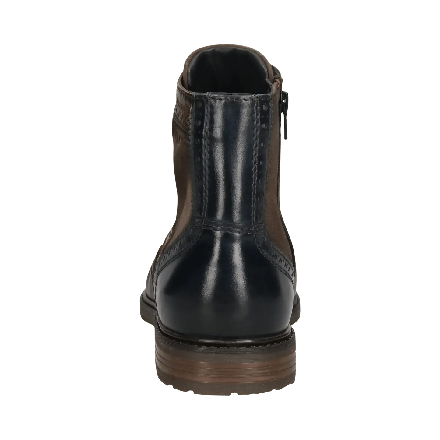 LINED WINGTIP BOOT WITH SIDE ZIP-MENS BOOTS-BUGATTI-JB Evans Fashions & Footwear