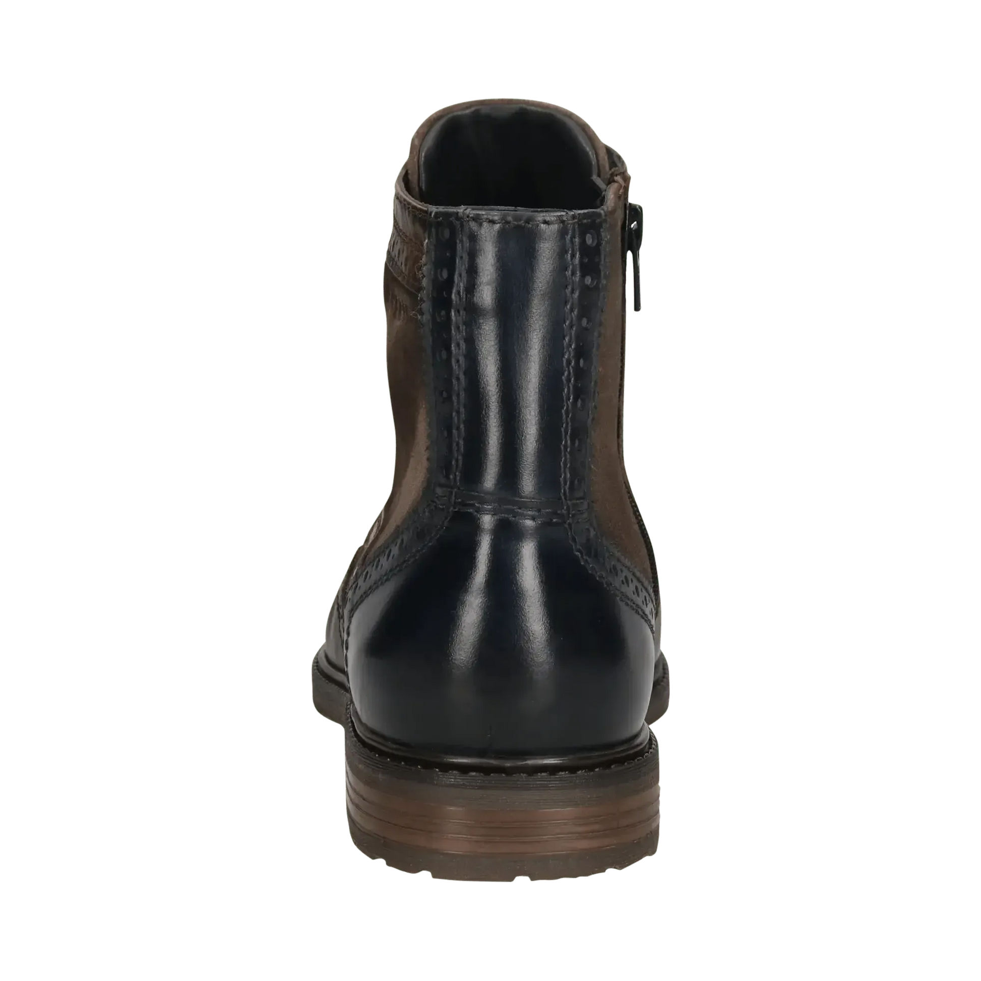 LINED WINGTIP BOOT WITH SIDE ZIP-MENS BOOTS-BUGATTI-JB Evans Fashions & Footwear