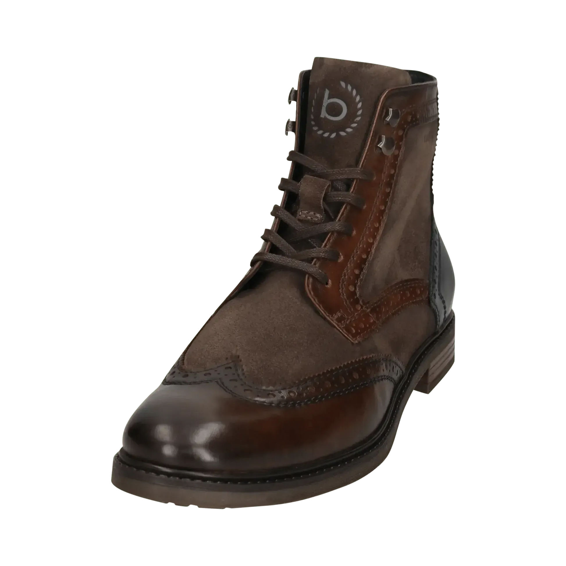 LINED WINGTIP BOOT WITH SIDE ZIP-MENS BOOTS-BUGATTI-JB Evans Fashions & Footwear