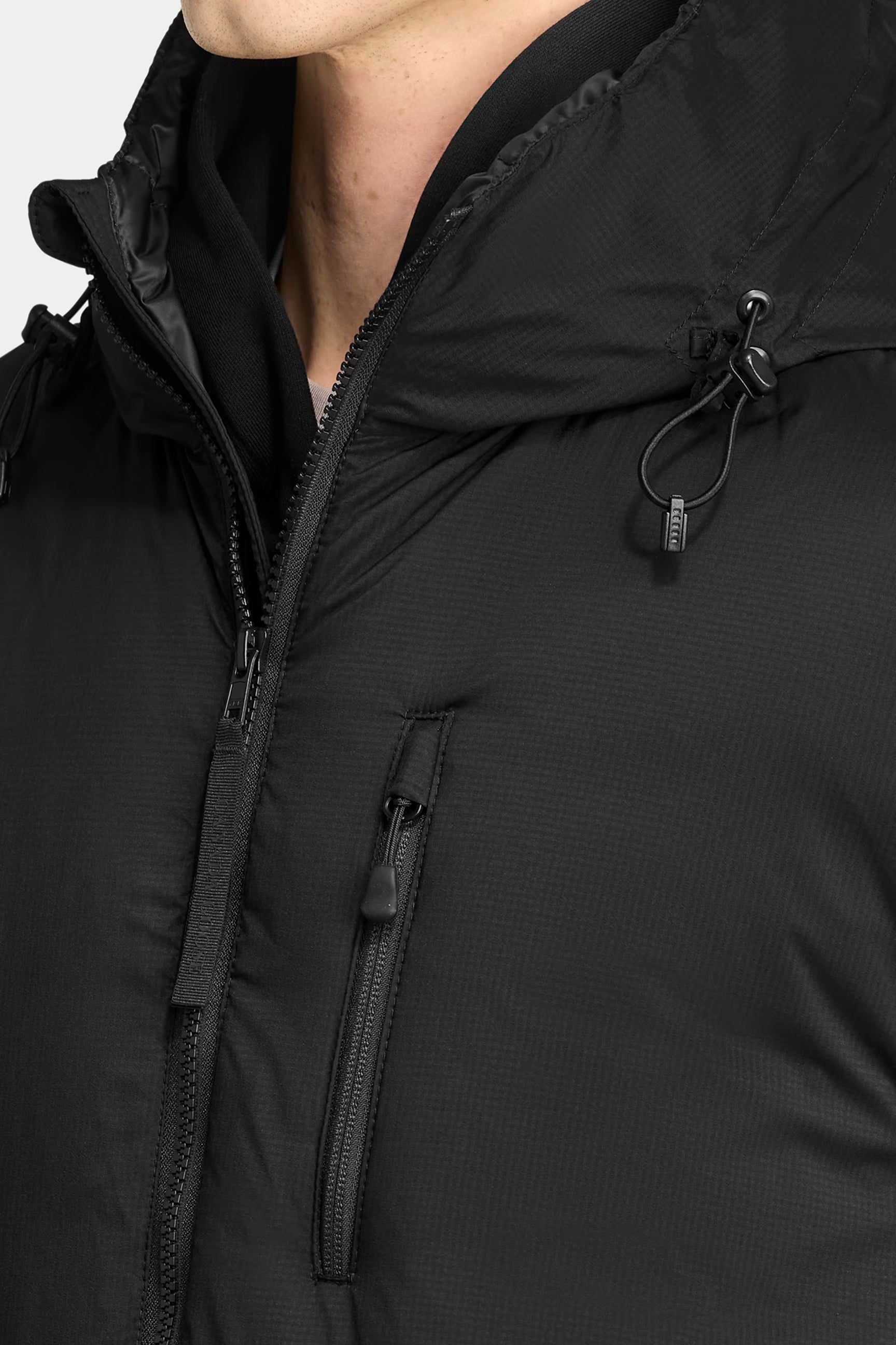 LODGE HOODY - BLACK DISC-MENS LIGHTWEIGHT COATS & JACKETS-CANADA GOOSE-JB Evans Fashions & Footwear