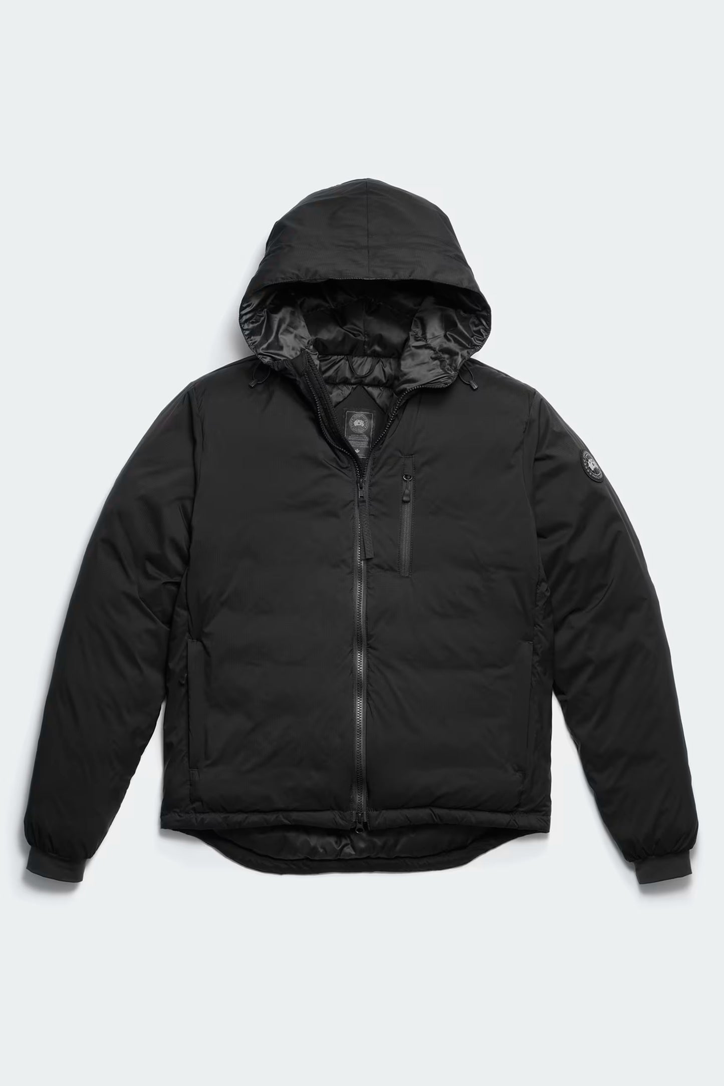 LODGE HOODY - BLACK DISC-MENS LIGHTWEIGHT COATS & JACKETS-CANADA GOOSE-JB Evans Fashions & Footwear