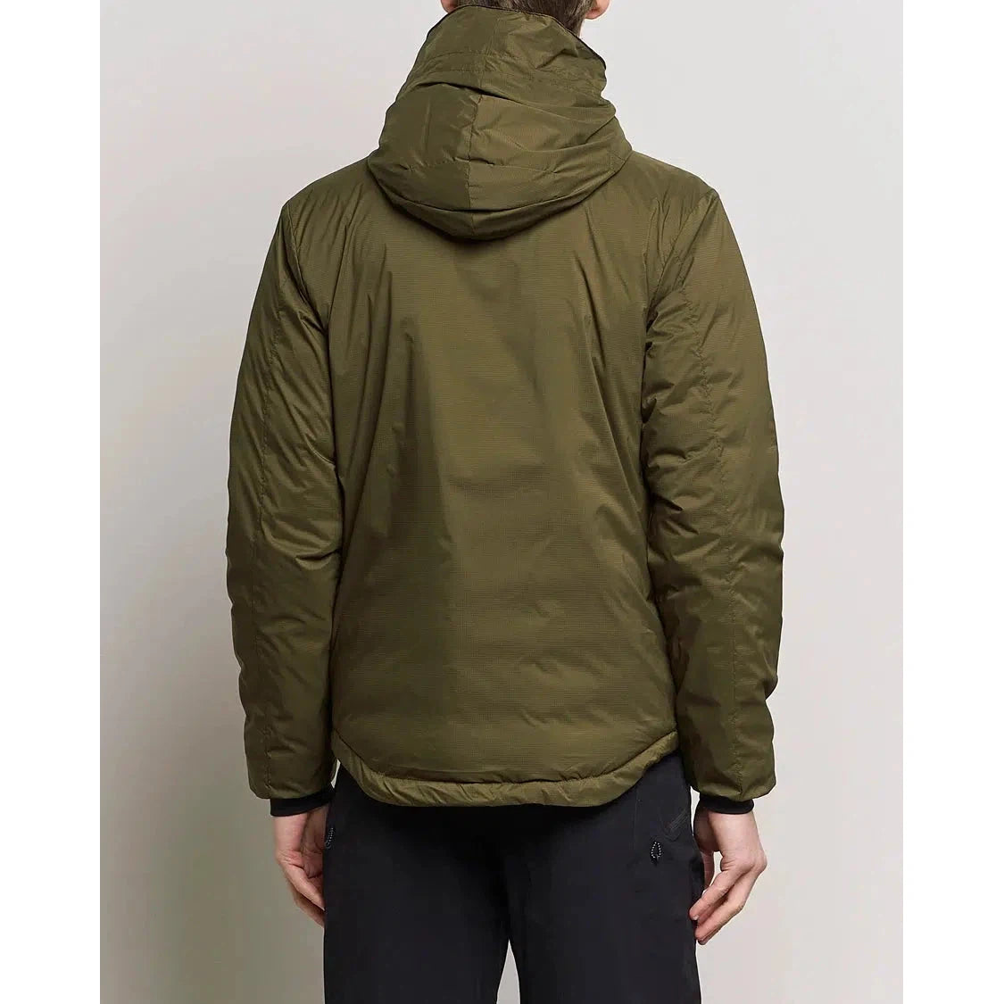 LODGE HOODY MILITARY GREEN-MENS LIGHTWEIGHT COATS & JACKETS-CANADA GOOSE-JB Evans Fashions & Footwear