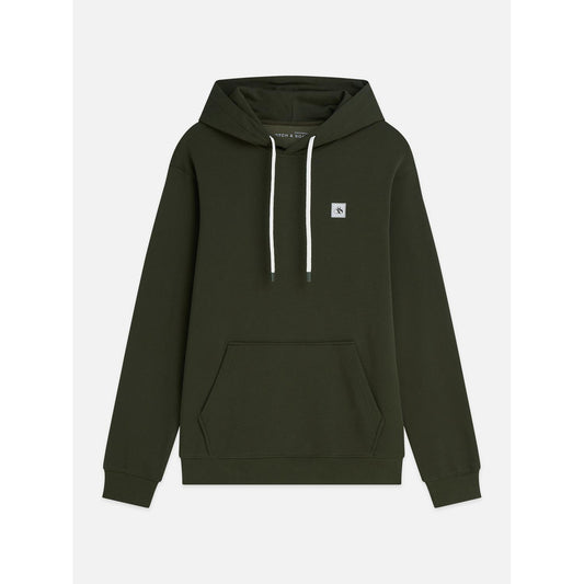 LOGO BADGE REGULAR FIT HOODIE-MENS SWEATERS & KNITS-SCOTCH & SODA-JB Evans Fashions & Footwear