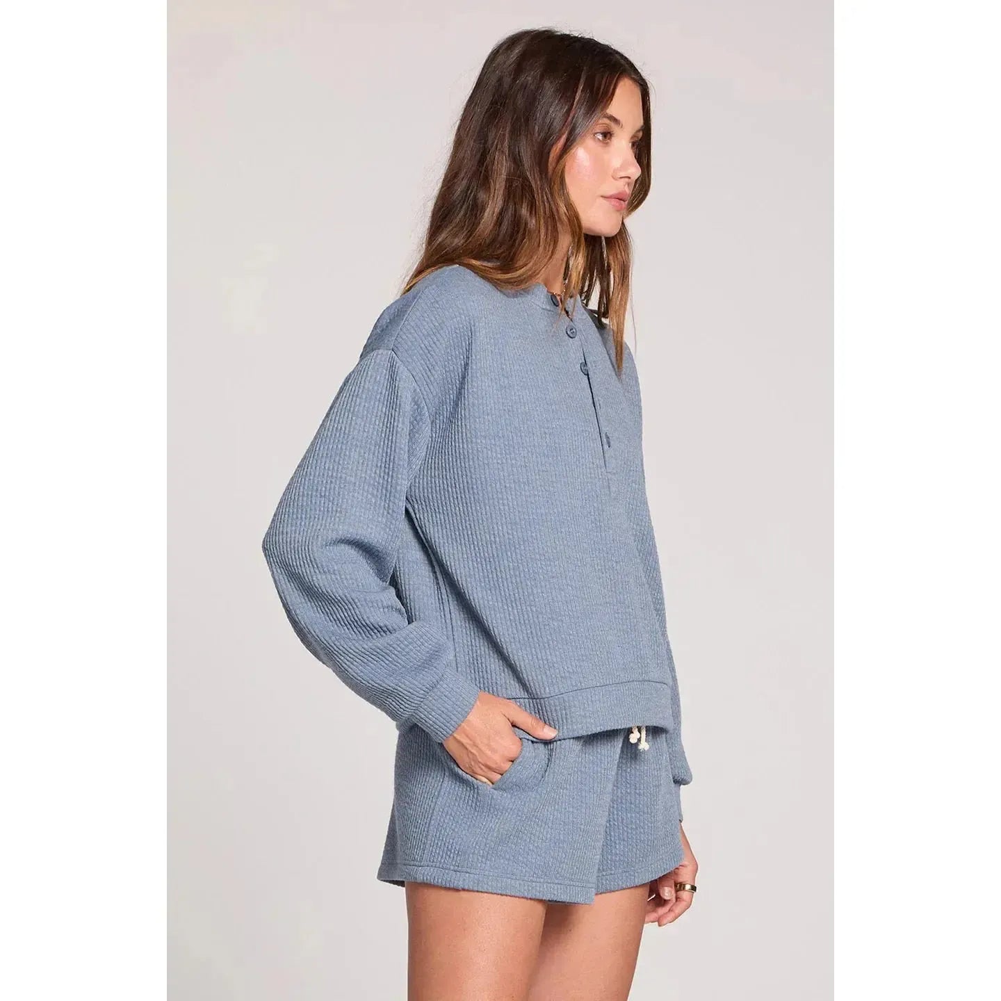 LONG SLEEVE PULLOVER-LADIES LOUNGE & SLEEPWEAR-SALTWATER-JB Evans Fashions & Footwear