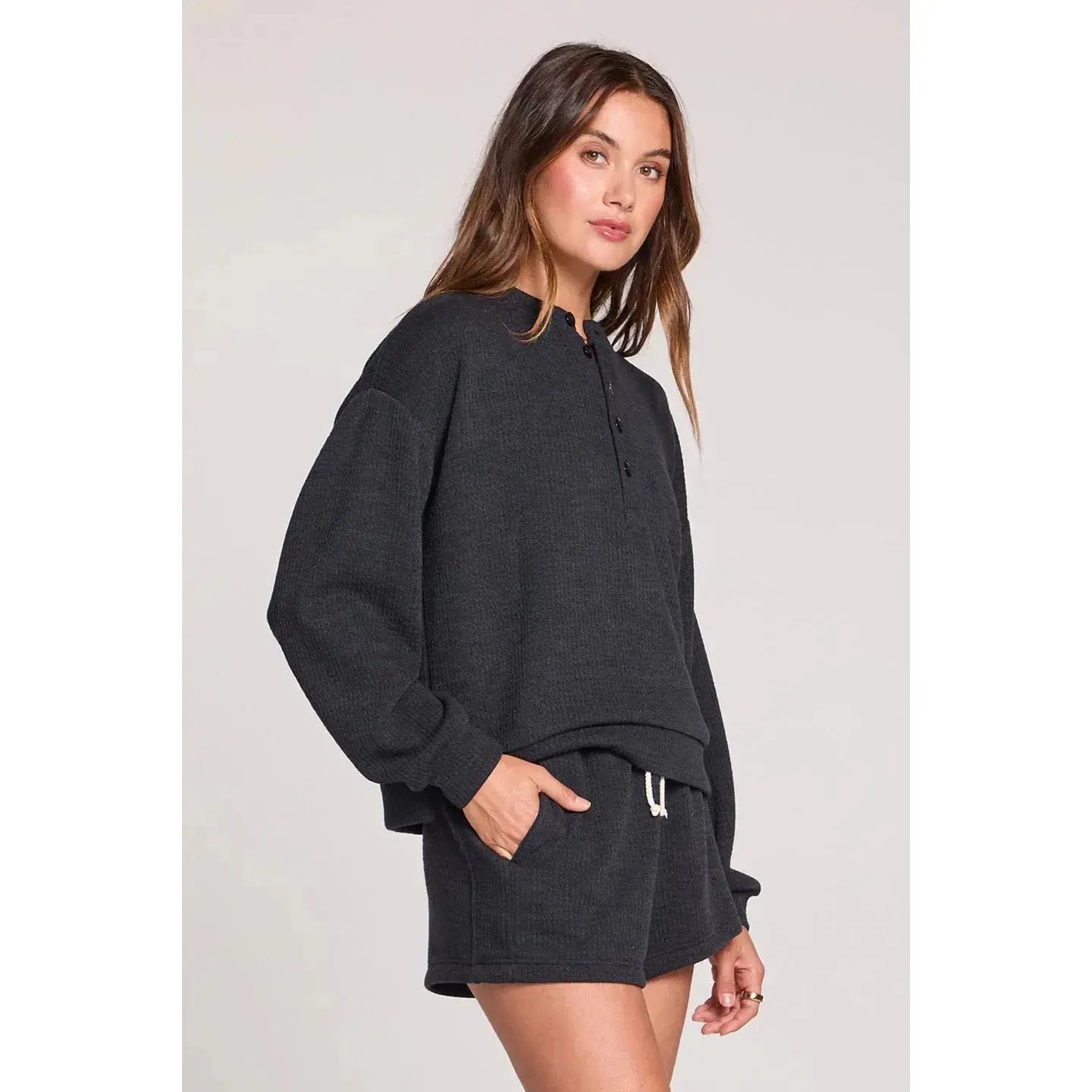 LONG SLEEVE PULLOVER-LADIES LOUNGE & SLEEPWEAR-SALTWATER-JB Evans Fashions & Footwear