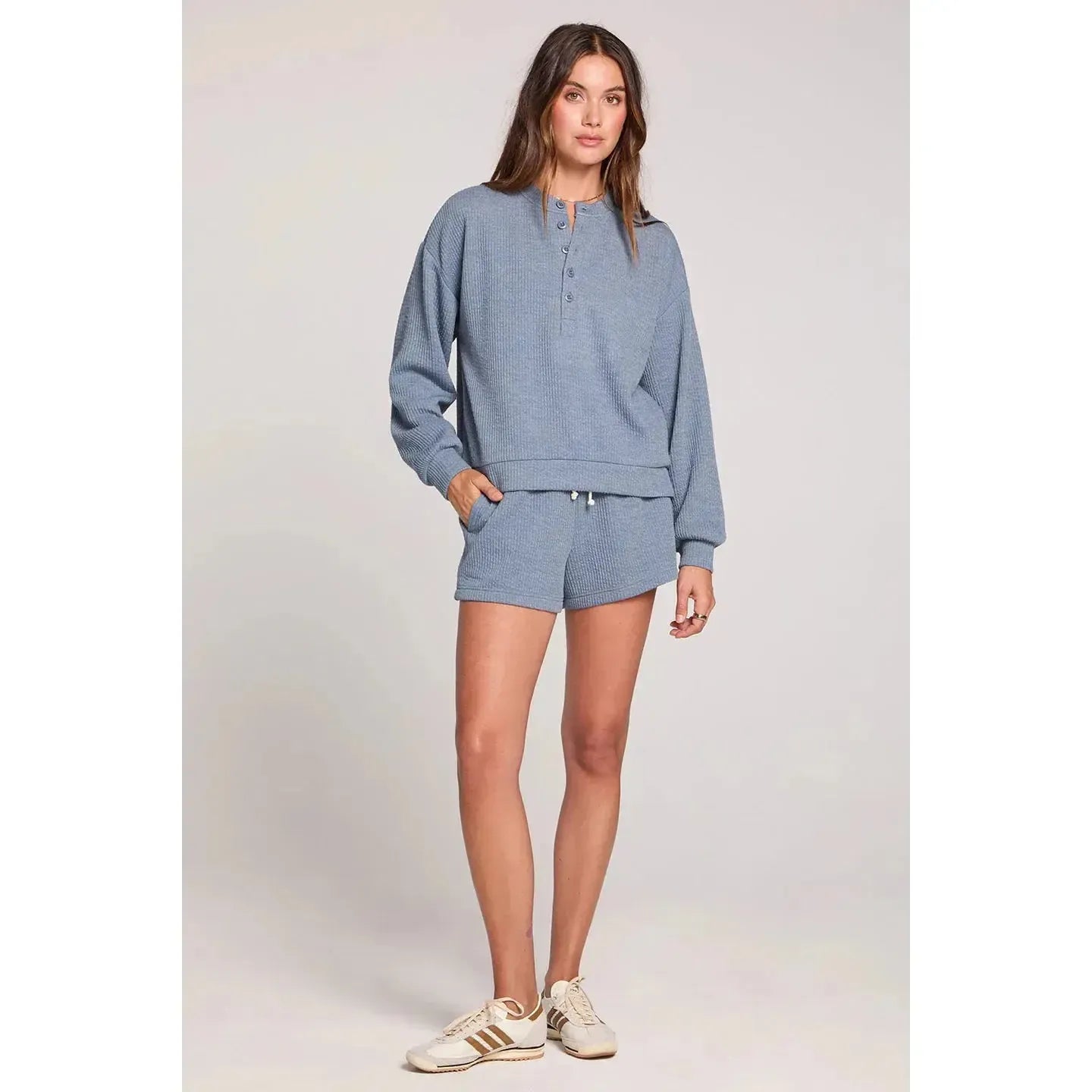 LONG SLEEVE PULLOVER-LADIES LOUNGE & SLEEPWEAR-SALTWATER-JB Evans Fashions & Footwear