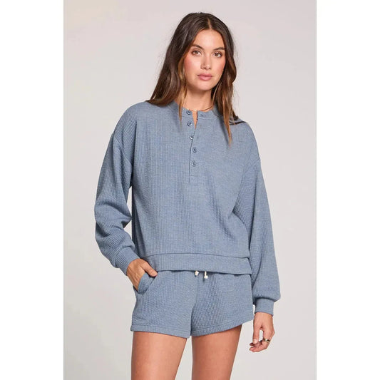 LONG SLEEVE PULLOVER-LADIES LOUNGE & SLEEPWEAR-SALTWATER-JB Evans Fashions & Footwear