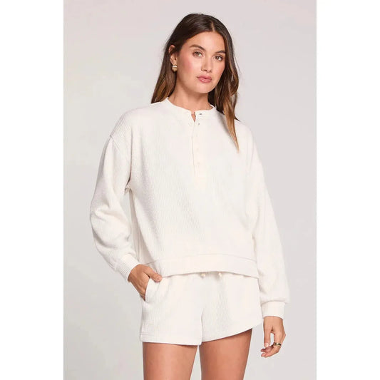 LONG SLEEVE PULLOVER-LADIES LOUNGE & SLEEPWEAR-SALTWATER-JB Evans Fashions & Footwear