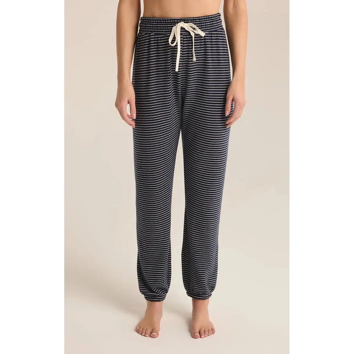 LOUNGE STRIPE JOGGER - ECLIPSE-LADIES LOUNGE & SLEEPWEAR-Z SUPPLY-JB Evans Fashions & Footwear