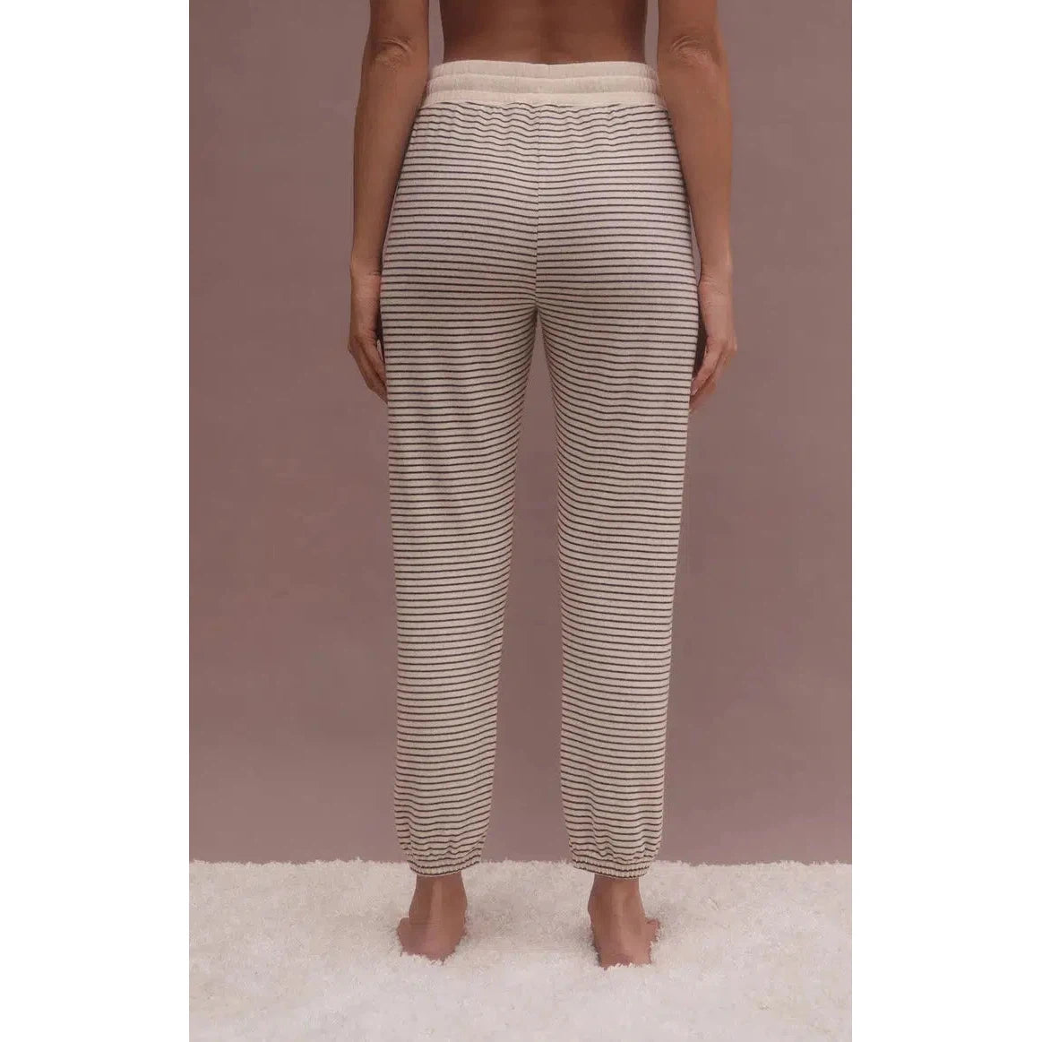 LOUNGER STRIPE JOGGER-LADIES LOUNGE & SLEEPWEAR-Z SUPPLY-JB Evans Fashions & Footwear