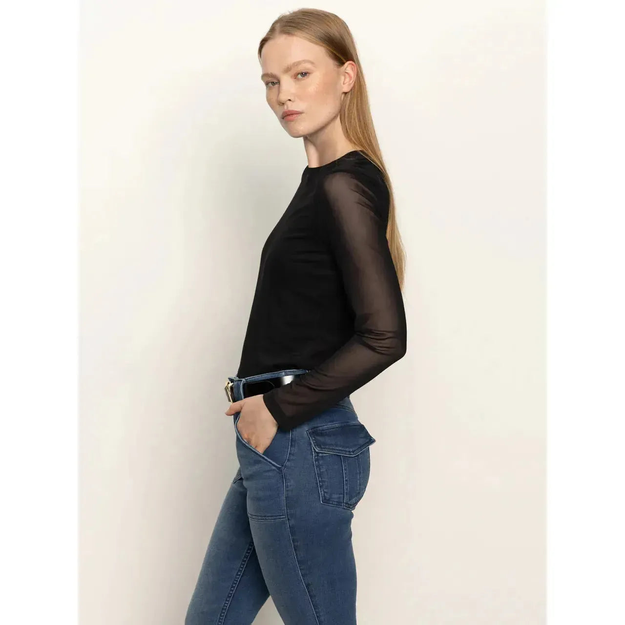 L/S PERFECT MESH TEE-LADIES T-SHIRTS & TANKS-SANCTUARY-JB Evans Fashions & Footwear