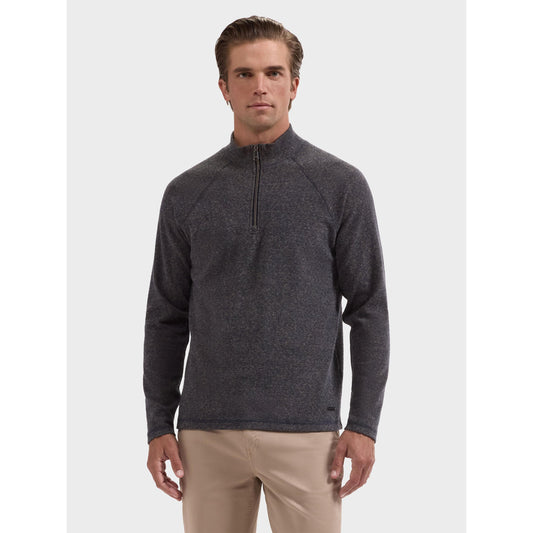 L/S QUARTER ZIP-MENS SWEATERS & KNITS-BUGATCHI-JB Evans Fashions & Footwear
