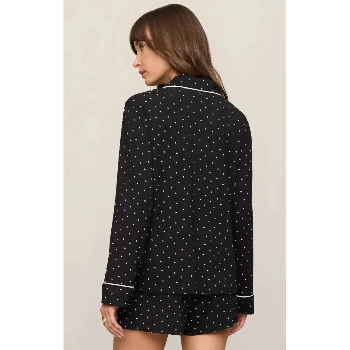 LUXE DOT PJ SET-LADIES LOUNGE & SLEEPWEAR-Z SUPPLY LOUNGE-JB Evans Fashions & Footwear
