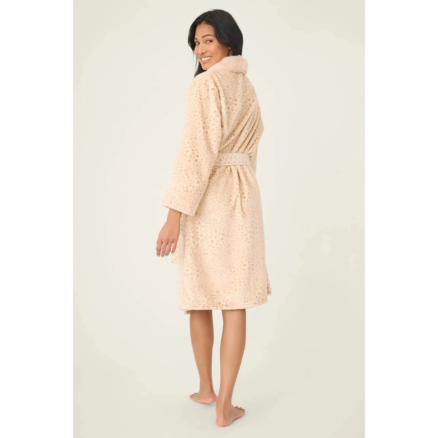 LUXE PLUSH ROBE-LADIES LOUNGE & SLEEPWEAR-PJ SALVAGE-JB Evans Fashions & Footwear