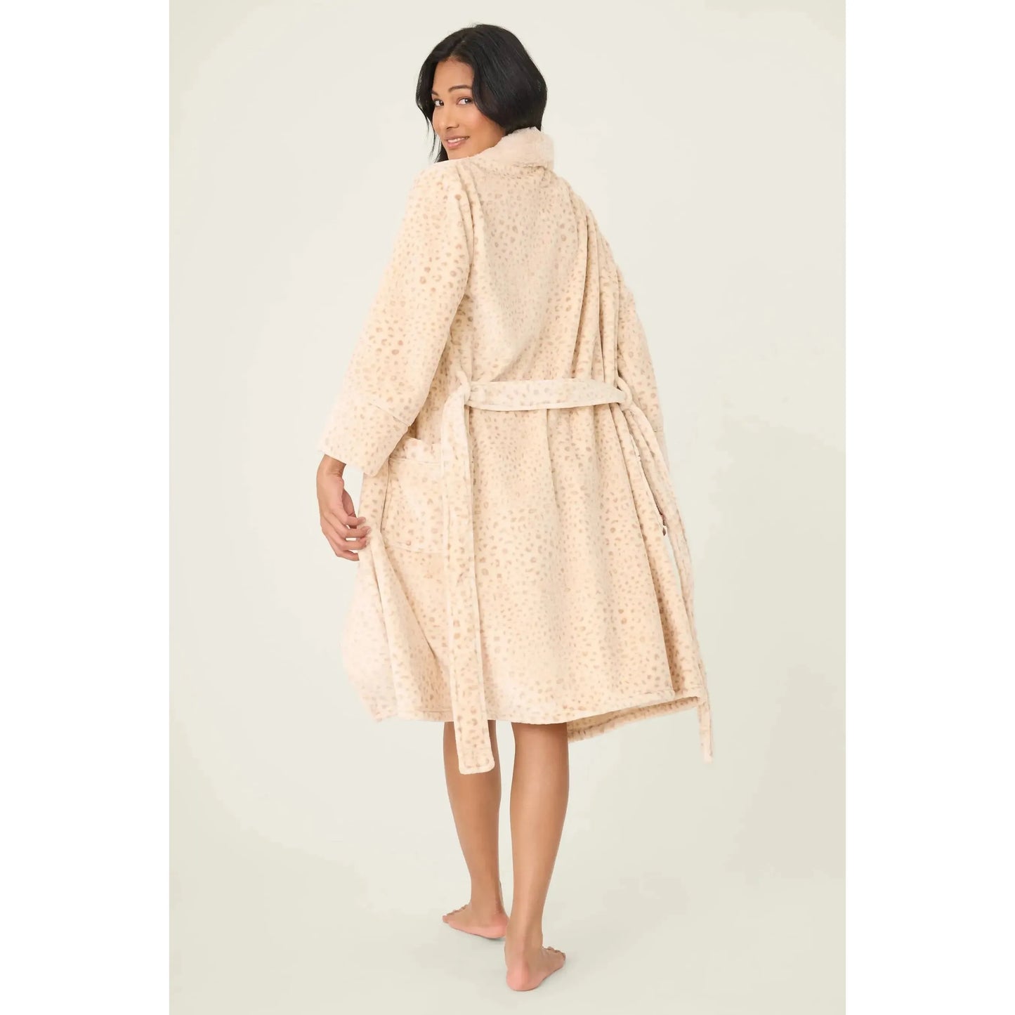 LUXE PLUSH ROBE-LADIES LOUNGE & SLEEPWEAR-PJ SALVAGE-JB Evans Fashions & Footwear