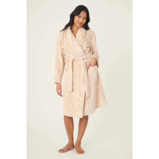 LUXE PLUSH ROBE-LADIES LOUNGE & SLEEPWEAR-PJ SALVAGE-JB Evans Fashions & Footwear