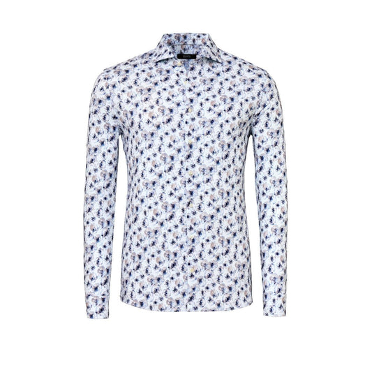 LUXURY HAI COLLAR FLORAL PRINT-MENS DRESS SHIRTS-DESOTO LUXURY-JB Evans Fashions & Footwear