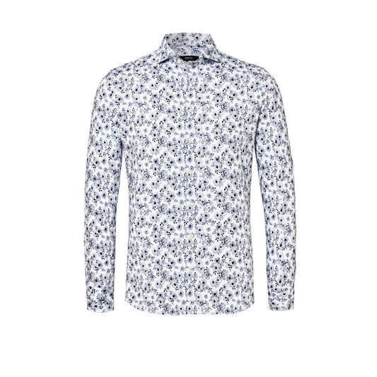 LUXURY HAI COLLAR LARGE FLORAL-MENS DRESS SHIRTS-DESOTO LUXURY-JB Evans Fashions & Footwear