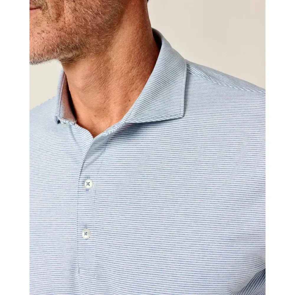 LYNDONN POLO IN TIDE-MENS T-SHIRTS & POLO'S-JOHNNIE-O-JB Evans Fashions & Footwear