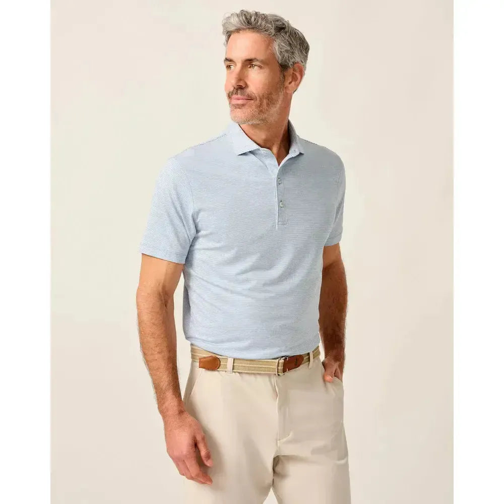 LYNDONN POLO IN TIDE-MENS T-SHIRTS & POLO'S-JOHNNIE-O-JB Evans Fashions & Footwear