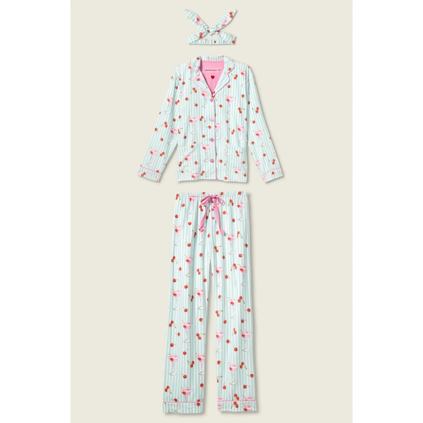 MA CHERIE FLANNEL PJ SET-LADIES LOUNGE & SLEEPWEAR-PJ SALVAGE-JB Evans Fashions & Footwear