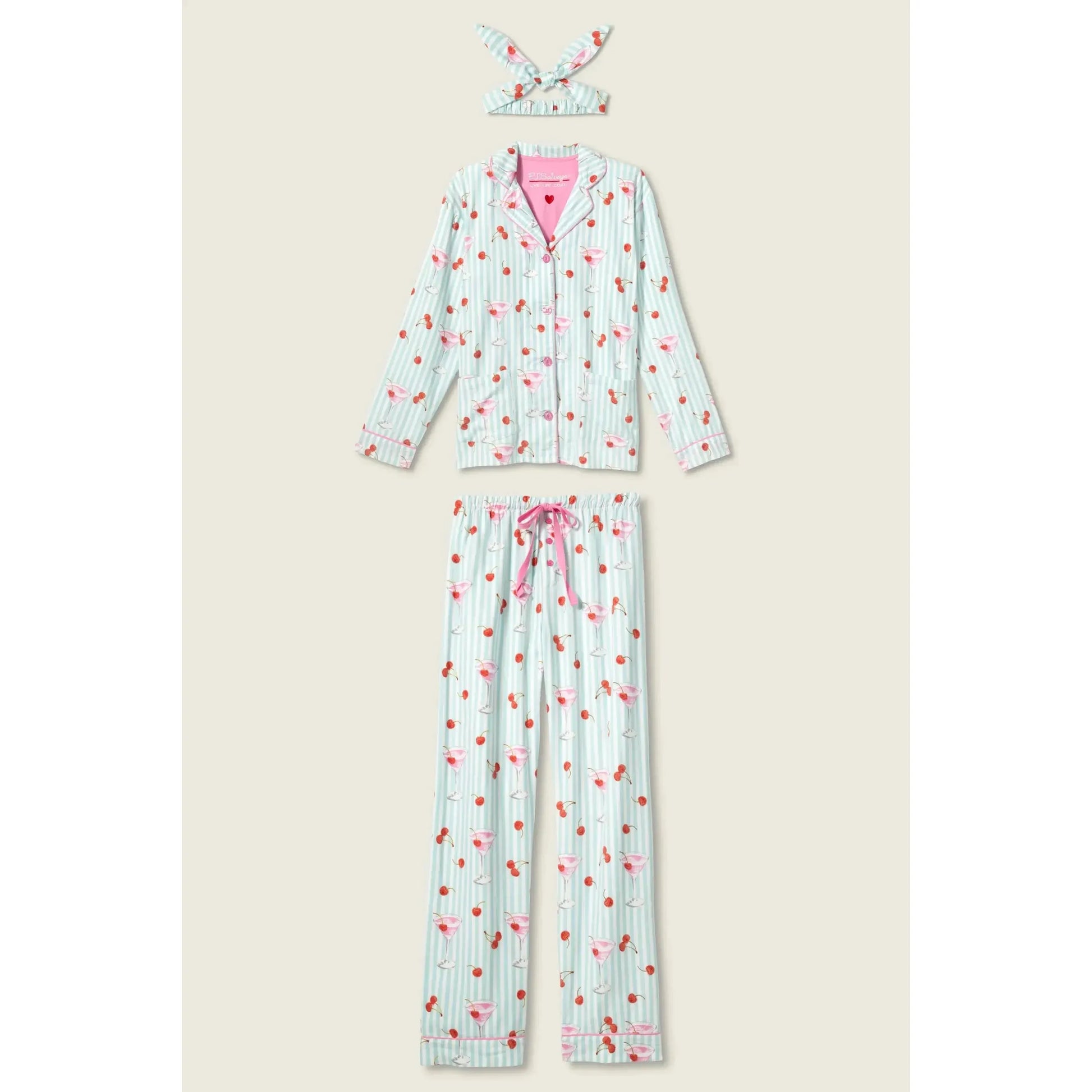 MA CHERIE FLANNEL PJ SET-LADIES LOUNGE & SLEEPWEAR-PJ SALVAGE-JB Evans Fashions & Footwear