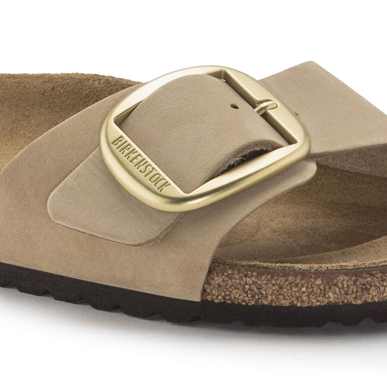MADRID BB NUBUCK SANDCASTLE N-SANDALS-BIRKENSTOCK-JB Evans Fashions & Footwear