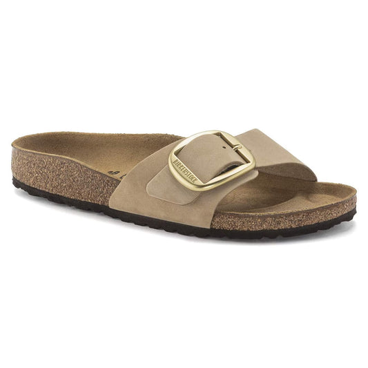 MADRID BB NUBUCK SANDCASTLE N-SANDALS-BIRKENSTOCK-JB Evans Fashions & Footwear