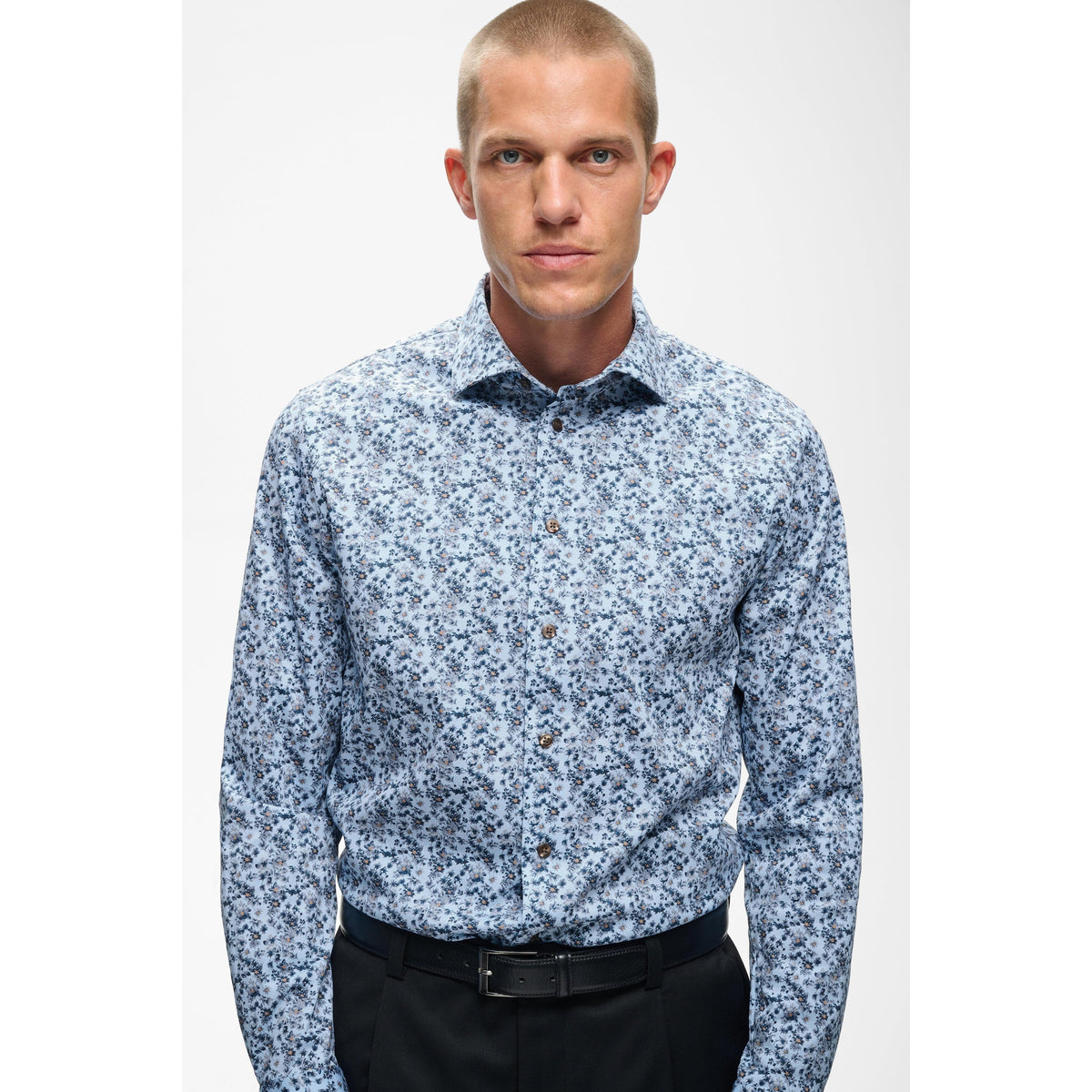 MARC FLORAL STRETCH-MENS SHIRTS-MATINIQUE-JB Evans Fashions & Footwear