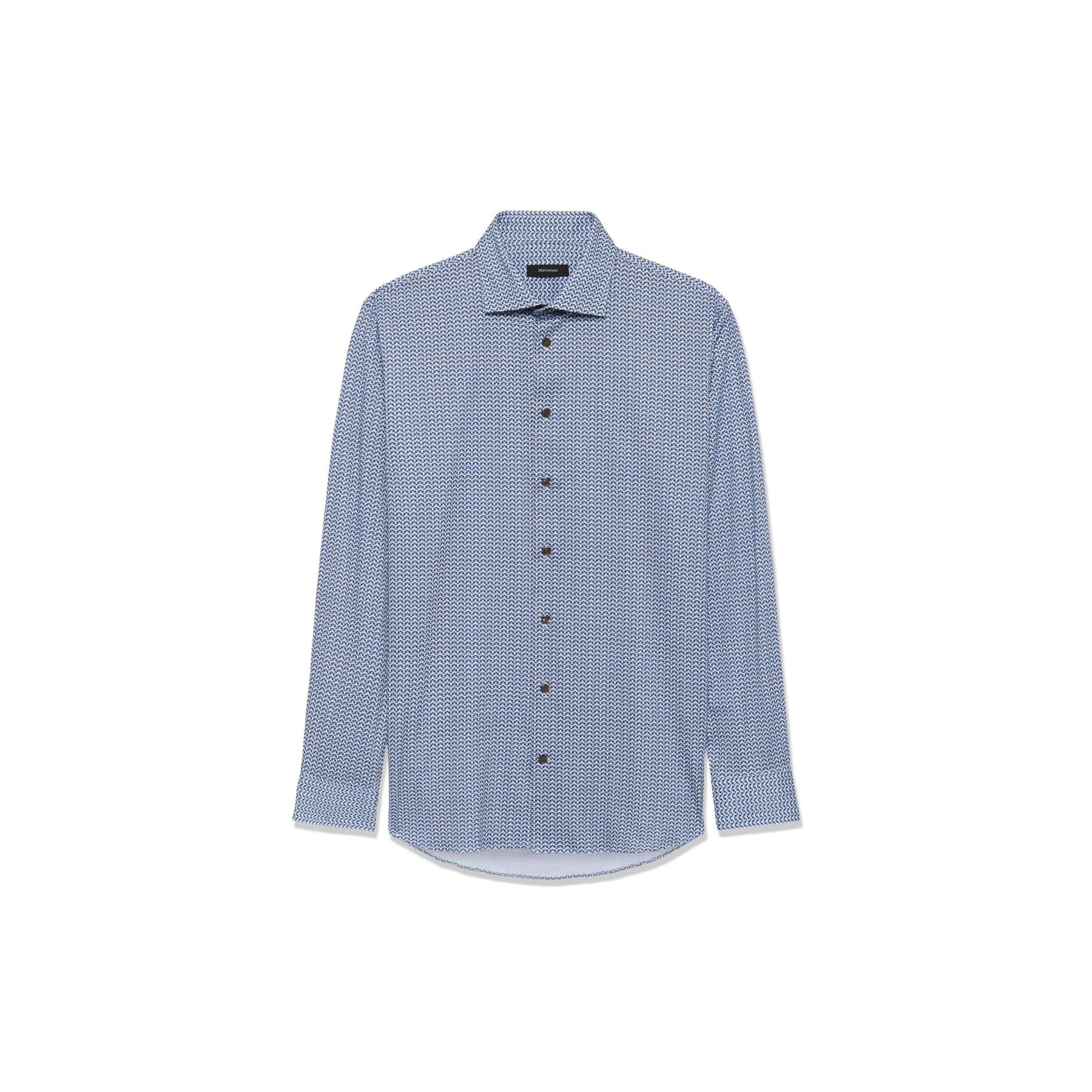 MARC GEOMETRIC PRINT SHIRT-MENS SHIRTS-MATINIQUE-JB Evans Fashions & Footwear