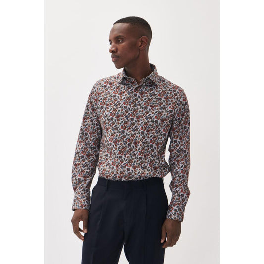 MARC STRETCH FLORAL PATTERN-MENS SHIRTS-MATINIQUE-JB Evans Fashions & Footwear