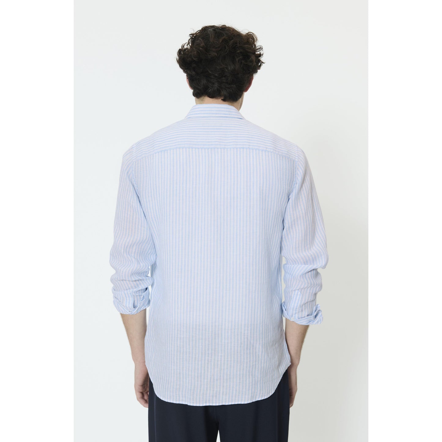 MARC STRIPE LINEN SHIRT-MENS SHIRTS-MATINIQUE-JB Evans Fashions & Footwear
