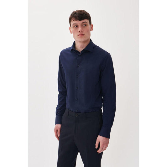 MARC TONAL PATTERN STRETCH SHIRT-MENS SHIRTS-MATINIQUE-JB Evans Fashions & Footwear