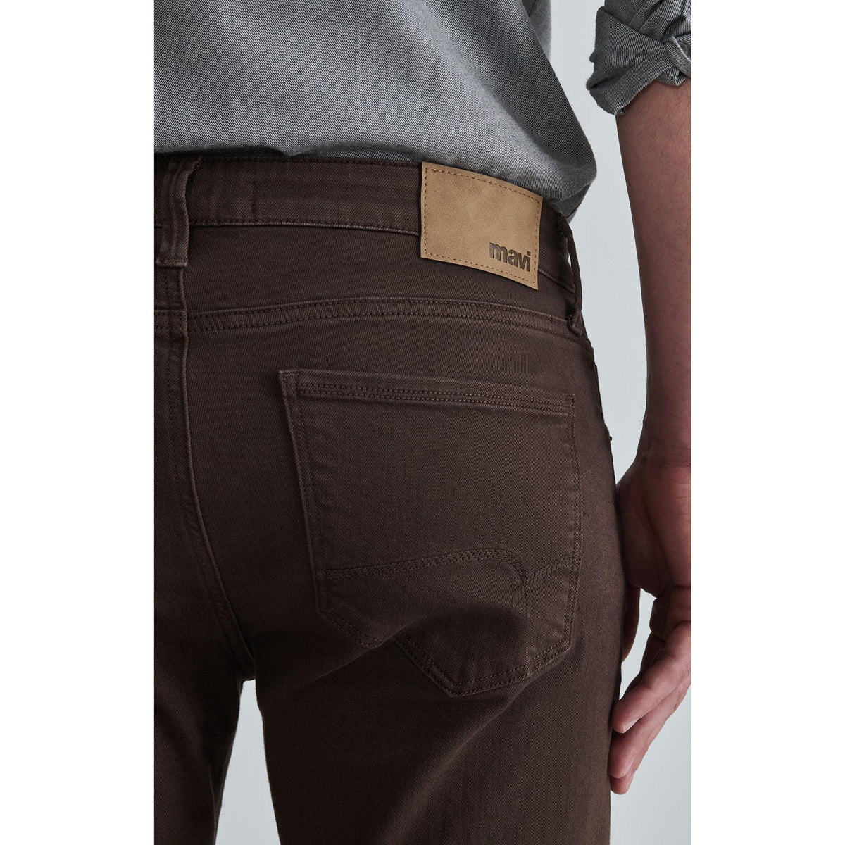 MARCUS BROWN DENIM-MENS PANTS-MAVI-JB Evans Fashions & Footwear