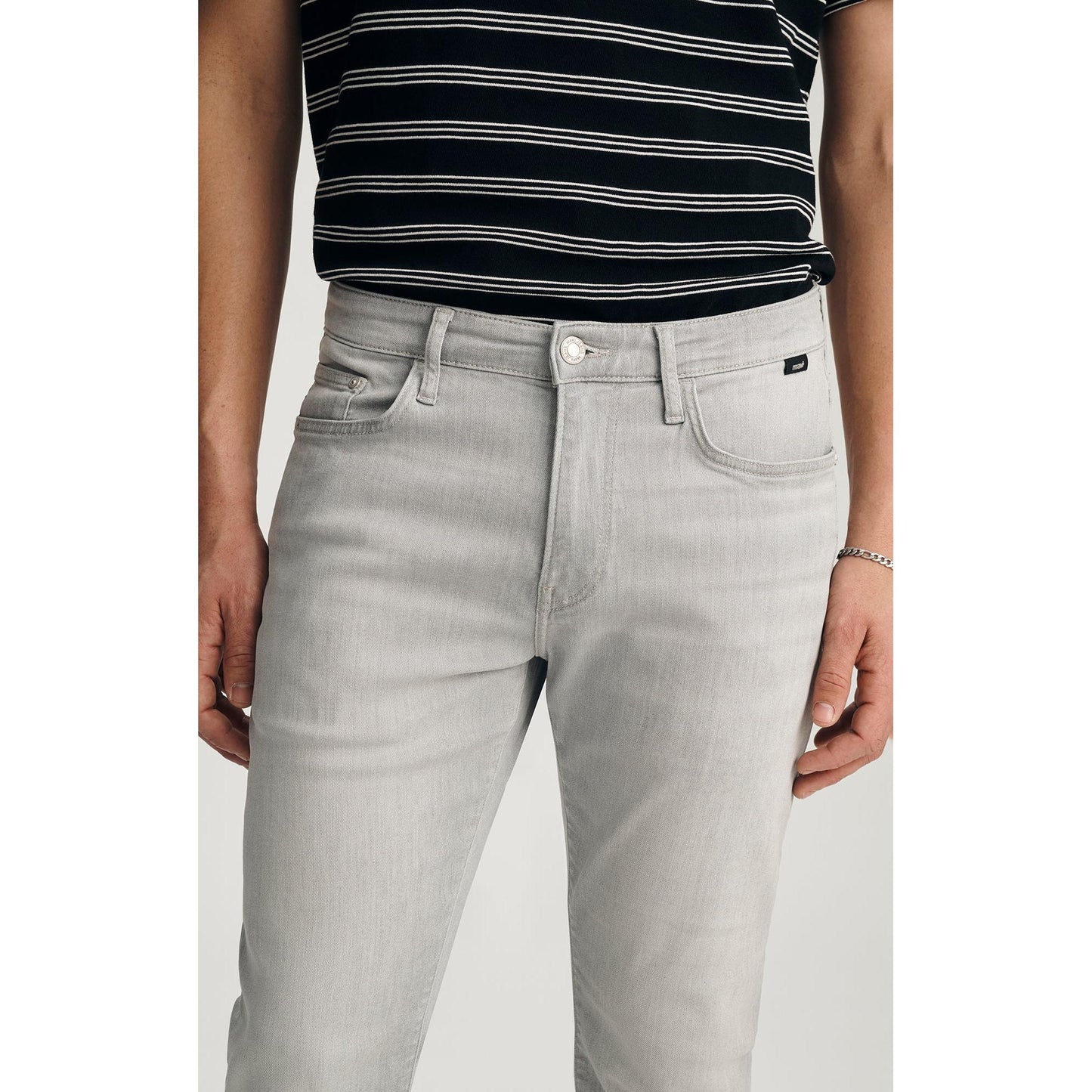 MARCUS ICE GREY FEATHER BLUE-MENS DENIM-MAVI-JB Evans Fashions & Footwear