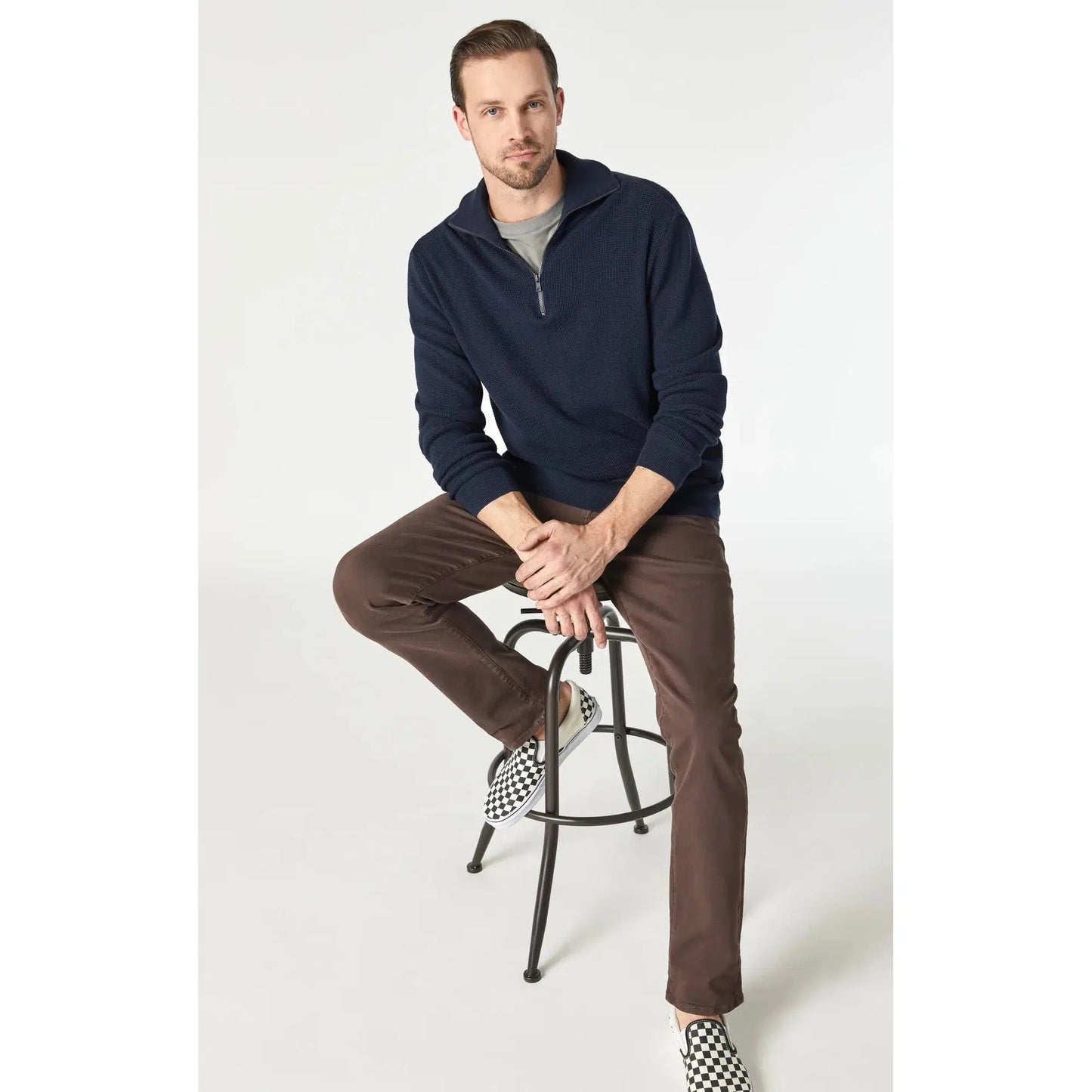 MARCUS JAVA SUPERMOVE-MENS PANTS-MAVI-JB Evans Fashions & Footwear