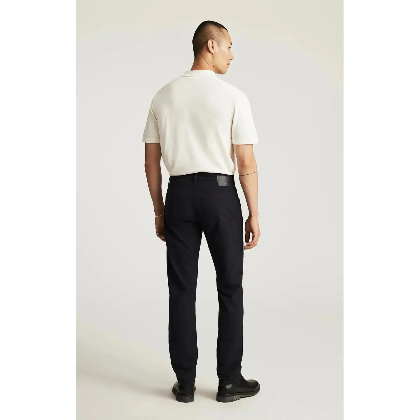 MARCUS NAVY FEATHER TWEED-MENS PANTS-MAVI-JB Evans Fashions & Footwear