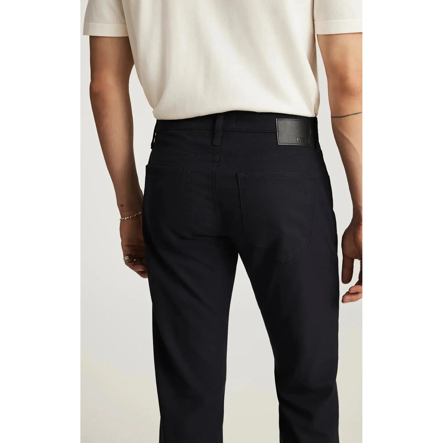 MARCUS NAVY FEATHER TWEED-MENS PANTS-MAVI-JB Evans Fashions & Footwear