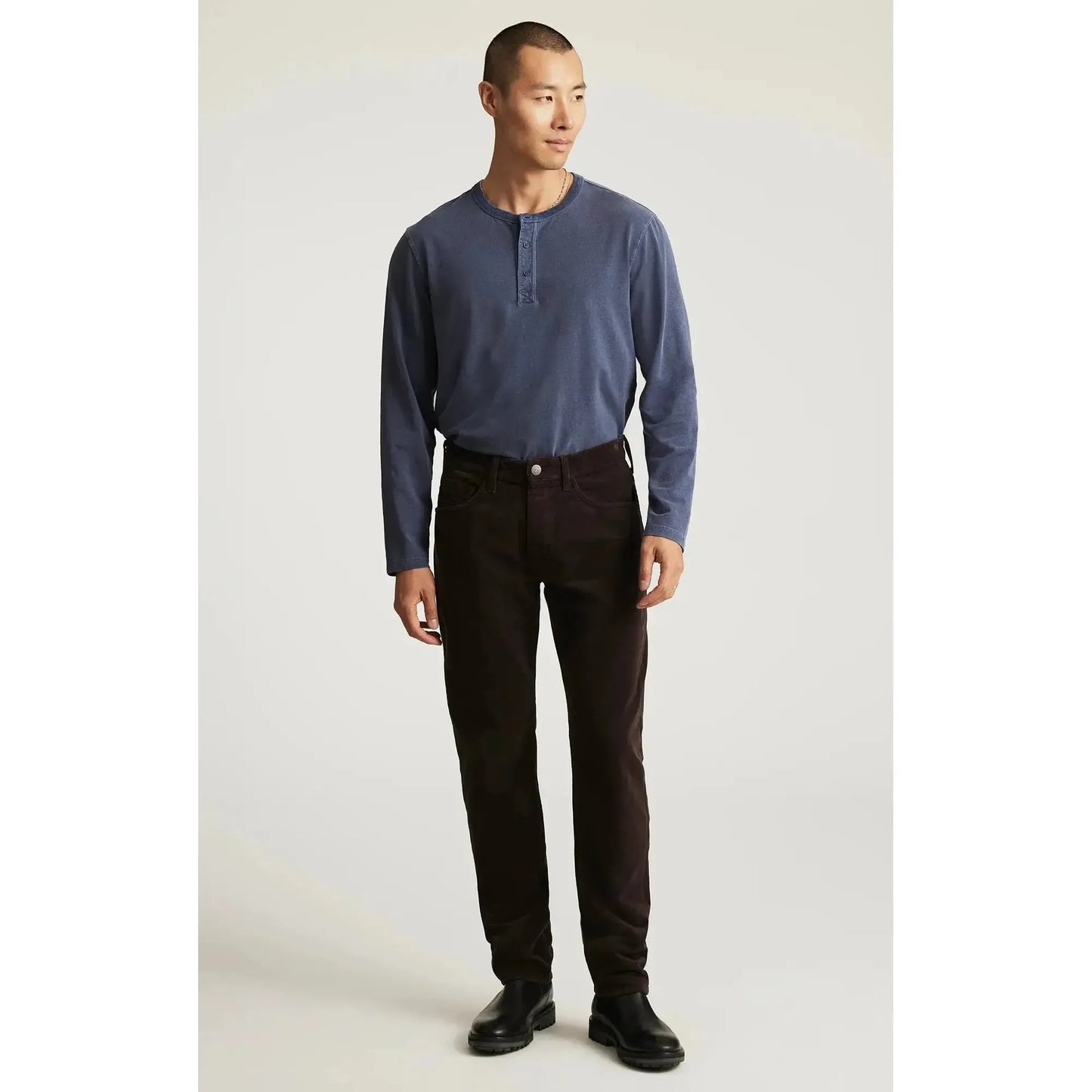 MARCUS PENNY CORD-MENS PANTS-MAVI-JB Evans Fashions & Footwear