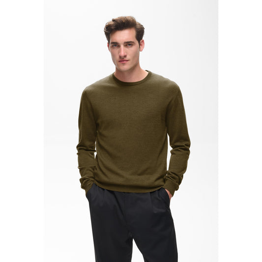 MARGRATE MERINO CREW NECK SWEATER-MENS SWEATERS & KNITS-MATINIQUE-JB Evans Fashions & Footwear