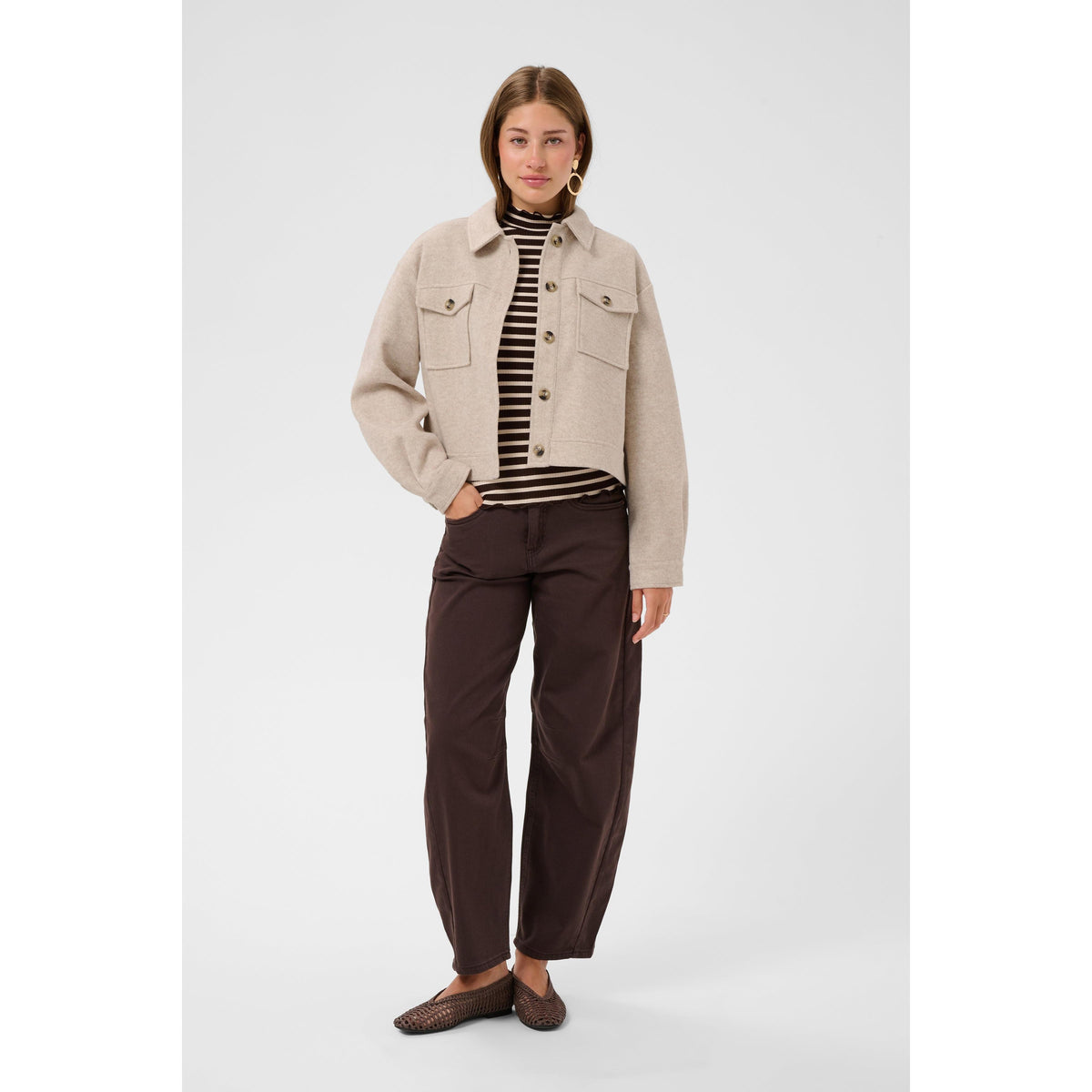 MARIGOLD JACKET-LADIES LIGHTWEIGHT COATS & JACKETS-CREAM-JB Evans Fashions & Footwear