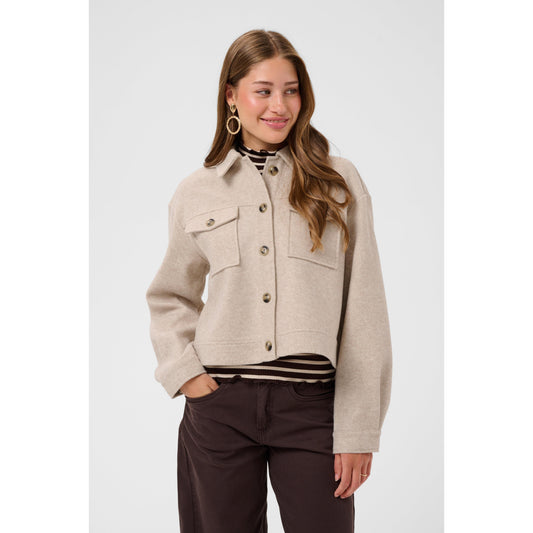 MARIGOLD JACKET-LADIES LIGHTWEIGHT COATS & JACKETS-CREAM-JB Evans Fashions & Footwear