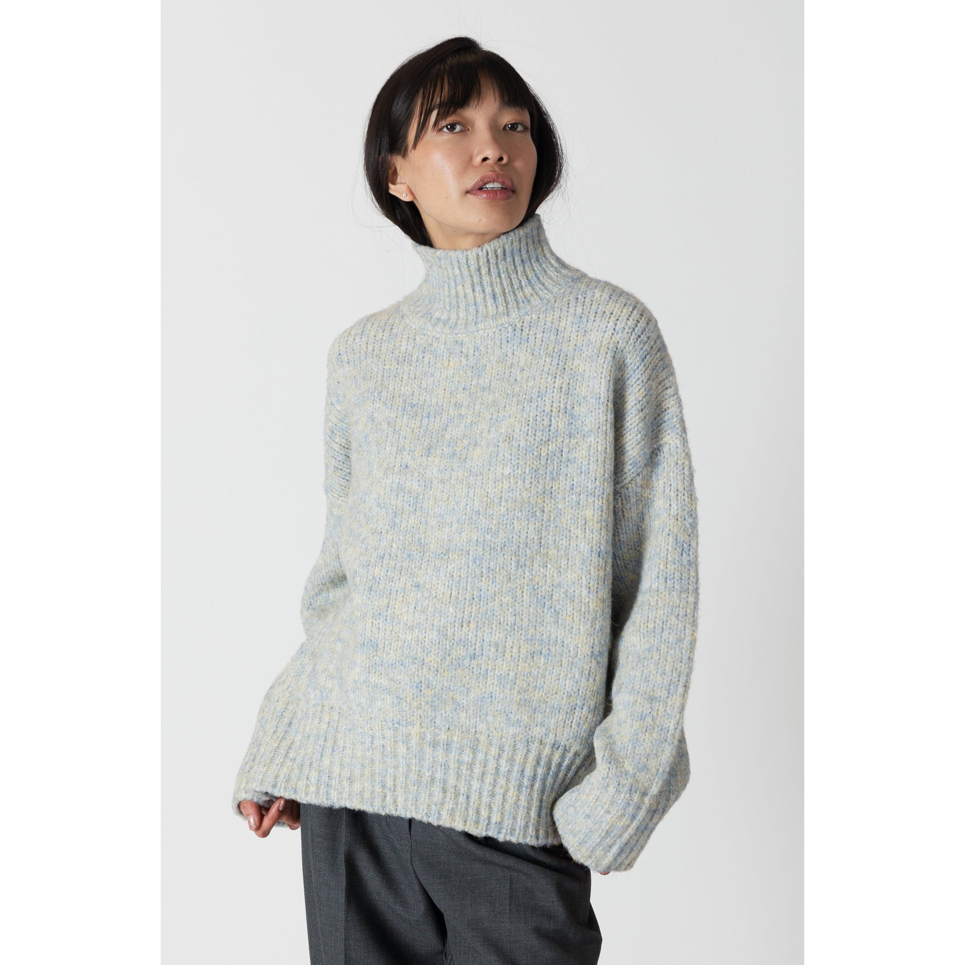 MARLED MOCKNECK-LADIES SWEATERS & KNITS-LYLA & LUXE-JB Evans Fashions & Footwear