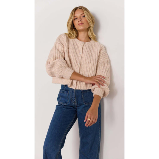 MARLO CHUNKY CARDIGAN-LADIES SWEATERS & KNITS-MINK PINK-JB Evans Fashions & Footwear