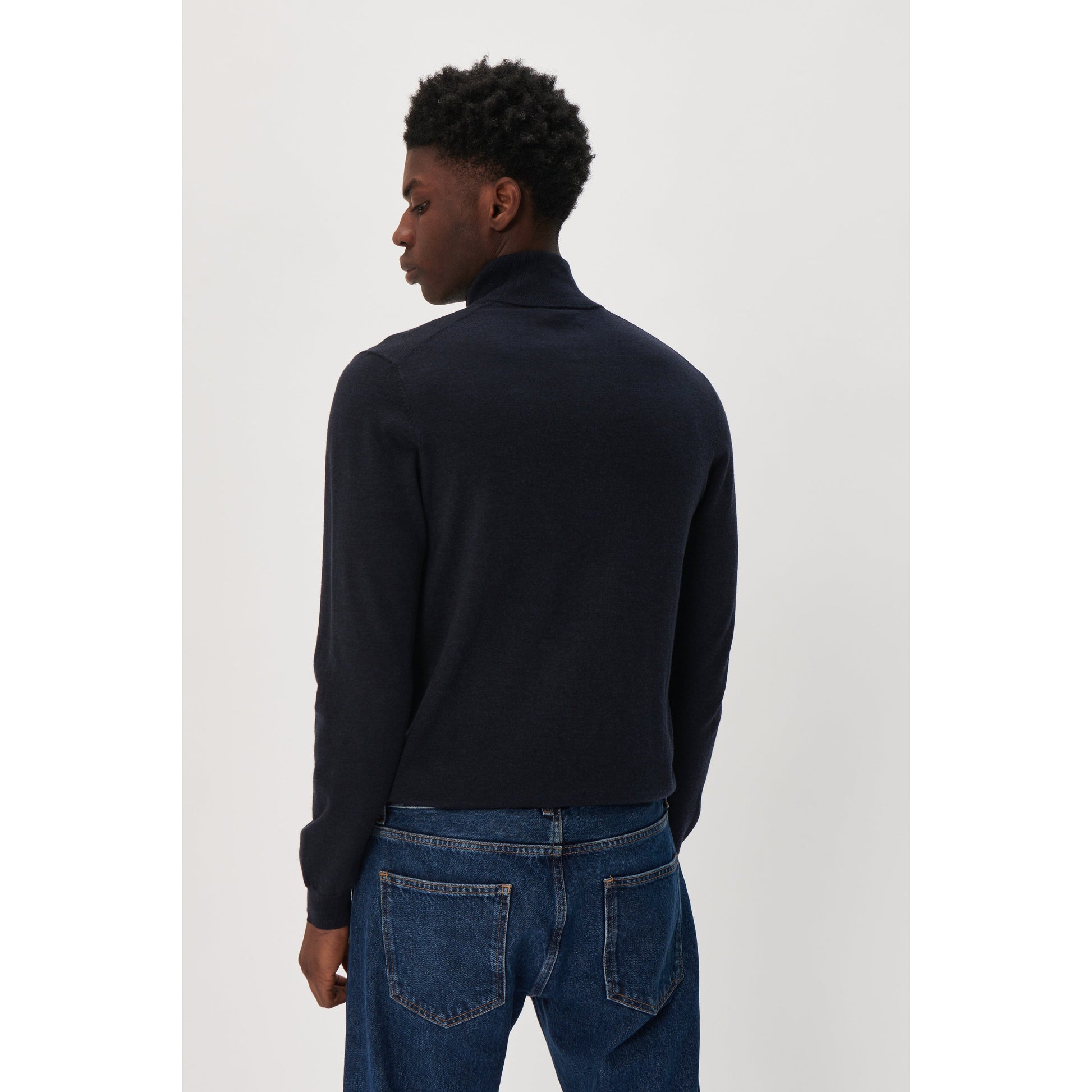 MASON 1/4 ZIP MERINO KNIT-MENS SWEATERS & KNITS-MATINIQUE-JB Evans Fashions & Footwear