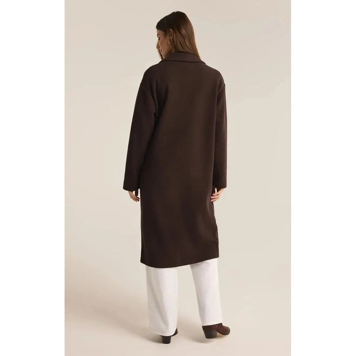 MASON COAT - COFFEE BEAN-LADIES LIGHTWEIGHT COATS & JACKETS-Z SUPPLY-JB Evans Fashions & Footwear