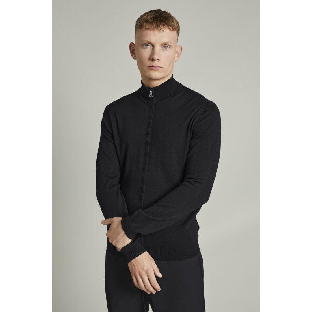 MASON FULL ZIP MERINO-MENS SWEATERS & KNITS-MATINIQUE-JB Evans Fashions & Footwear