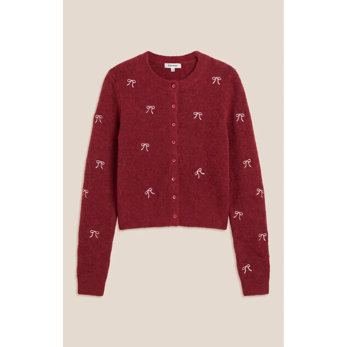 MEDINA BOW CARDIGAN-LADIES SWEATERS & KNITS-Z SUPPLY-JB Evans Fashions & Footwear
